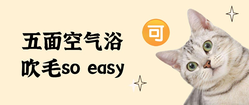 欧科达宠物烘干机-五面空气浴，宠物吹毛so easy